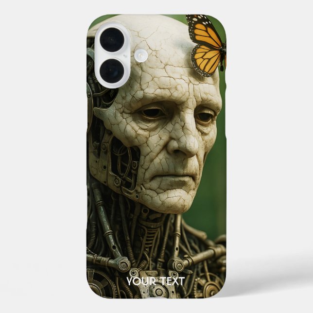 Fantasy Cute Surrealism Butterfly Face Case-Mate iPhone Case (Back)