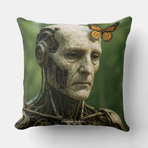 Fantasy Cute Surrealism Butterfly Face Cushion