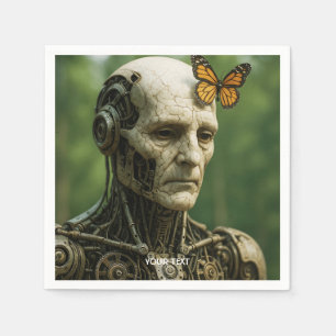 Fantasy Cute Surrealism Butterfly Face Napkin