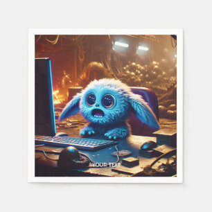 Fantasy Cute Sweet Little Monster Napkin