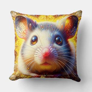 Fantasy Cute Sweet Surreal Mice Cushion