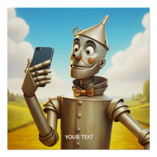 Fantasy Cute Tin Man Road Poster