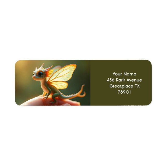 Fantasy Cute Tiny Baby Dragon (Front)