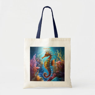 Fantasy Cute Transparent Crystal Seahorse Tote Bag