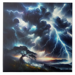 Fantasy Cute Tree Rain Lighting Tile