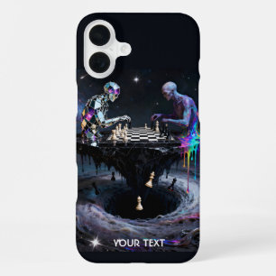 Fantasy Cute Two Chess Players iPhone 16 Plus Case