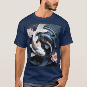 Fantasy Cute Two Koi Fish T-Shirt