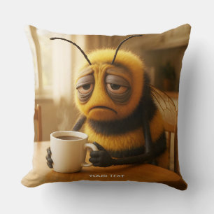 Fantasy Cute Very Tired Bee Cushion