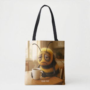 Fantasy Cute Very Tired Bee Tote Bag