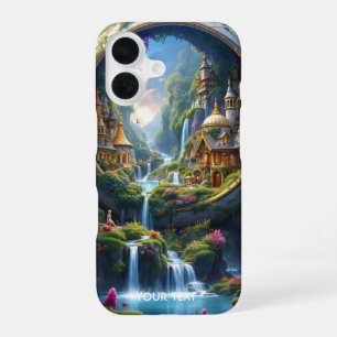 Fantasy Cute Village Tiny City . Perfect As A Bir iPhone 16 Case
