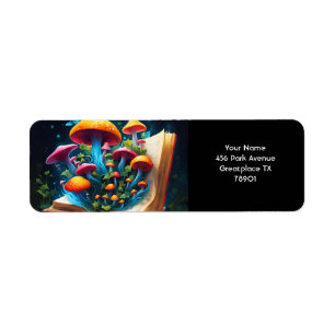 Fantasy Cute Vivid Book Mushrooms Forest