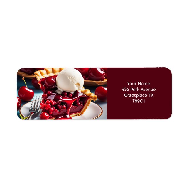 Fantasy Cute Vivid Cherry Icecream Pie (Front)
