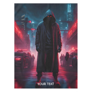 Fantasy Cute Vivid Dark Night Man Tablecloth