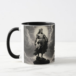 Fantasy Cute Vivid Greek God Clouds Mug