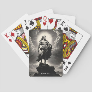 Fantasy Cute Vivid Greek God Clouds Playing Cards