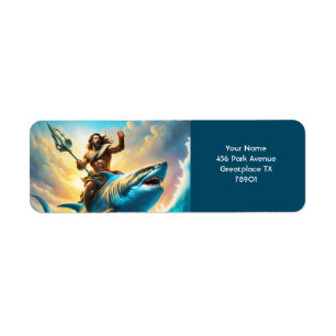 Fantasy Cute Vivid Greek God Shark