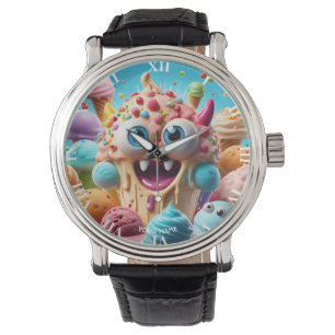 Fantasy Cute Vivid Ice Cream Funny Creature Watch
