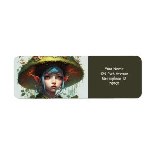 Fantasy Cute Vivid Mushroom Forest Girl