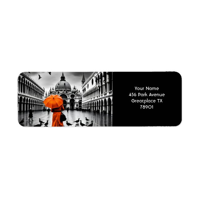 Fantasy Cute Vivid Orange Coat Venice (Front)