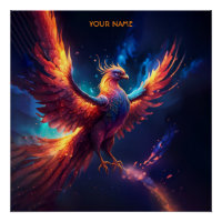Fantasy Cute Vivid Rising Phoenix