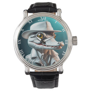 Fantasy Cute Vivid White Lace Crocodile Watch