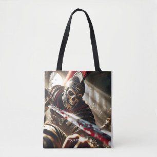 Fantasy Cute Warrior Ancient Armour Tote Bag