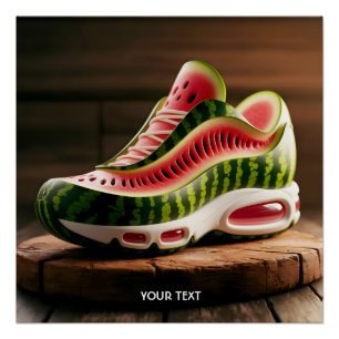 Fantasy Cute Watermelon Sport Shoes Poster