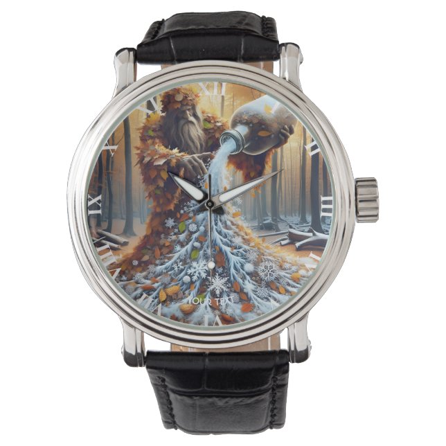 Fantasy Cute Wizard Making Winter Watch (Front)