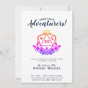 Fantasy / D&D Bachelorette Party Invitation