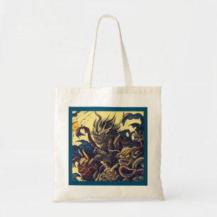 Fantasy Demons - Woodcut 4 Tote Bag