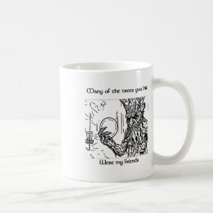 Fantasy Disc Golf Tree Ent Stylised Light Colours  Coffee Mug