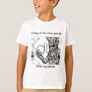 Fantasy Disc Golf Tree Ent Stylised Light Colours T-Shirt