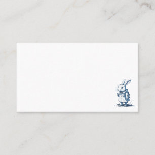 fantasy doctor healer bunny rabbit business card