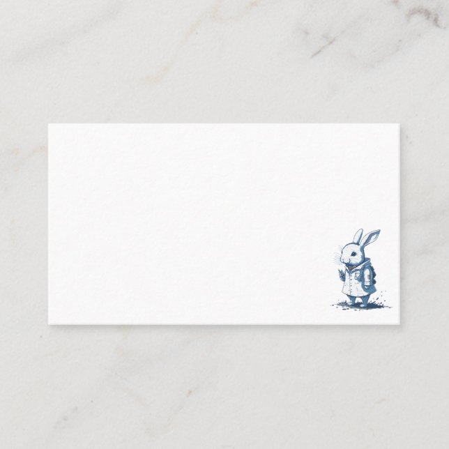 fantasy doctor healer bunny rabbit business card (Front)