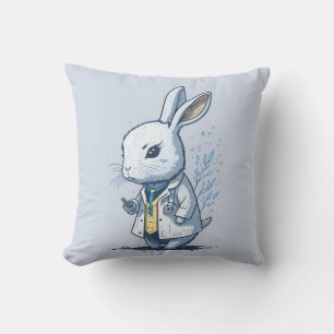 fantasy doctor healer bunny rabbit cushion