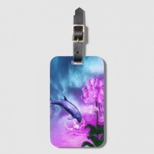 Fantasy Dolphin Luggage Tag
