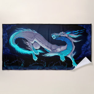 Fantasy Dragon Beach Towel