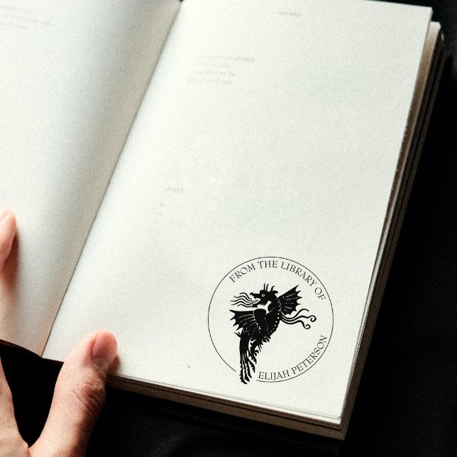 Fantasy Dragon Book From the Library Of Rubber Stamp (Creator Uploaded)