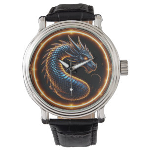 ✨ Fantasy Dragon Crest Ring Frame Emblem ✨ Watch