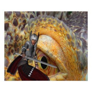Fantasy Dragon Folk Tale Photo Print