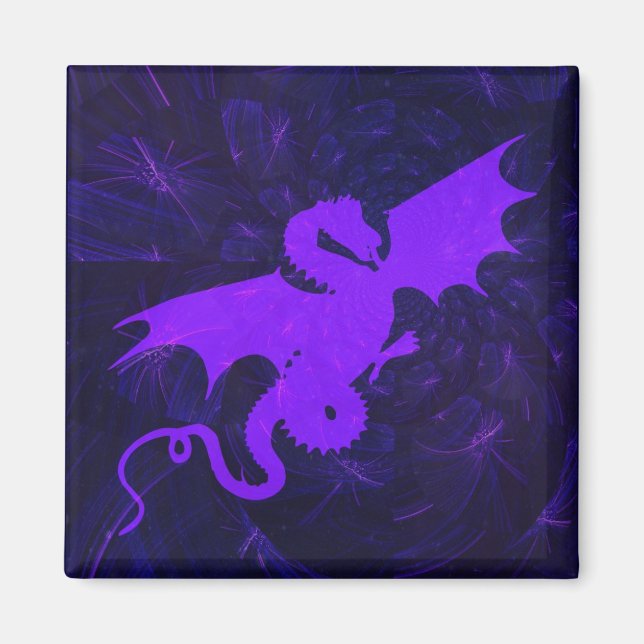 Fantasy Dragon Fridge Magnet (Front)