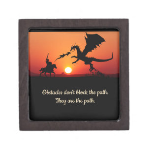 Fantasy Dragon  Knight Inspirational Motivational Gift Box