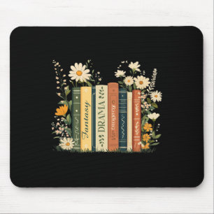 Fantasy Drama Tragedy Book Floral Subtle Anti-trum Mouse Mat