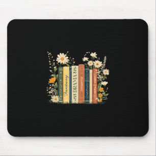 Fantasy Drama Tragedy Book Floral Subtle Anti-trum Mouse Mat