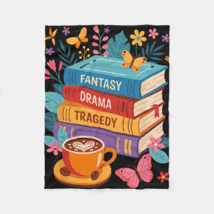 Fantasy Drama Tragedy Books Subtle Anti-trump  Fleece Blanket