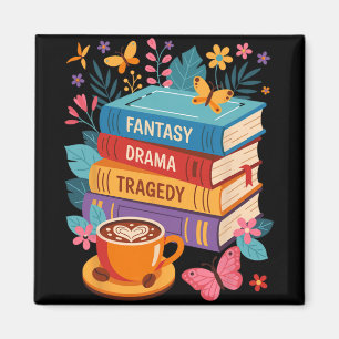 Fantasy Drama Tragedy Books Subtle Anti-trump  Magnet