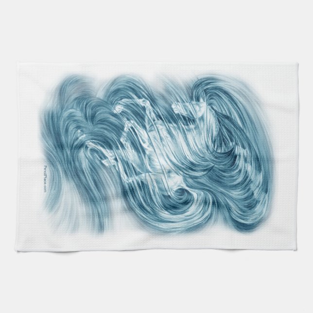 Fantasy Dream Horse Art Tea Towel (Horizontal)