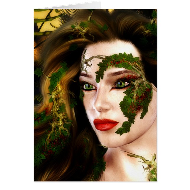 Fantasy Dryad of the Forest (Front)