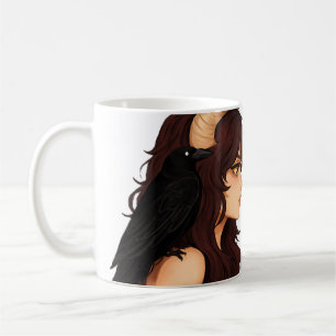 Fantasy Duo Art Mug – Horned Goddess & Elf Girl Il