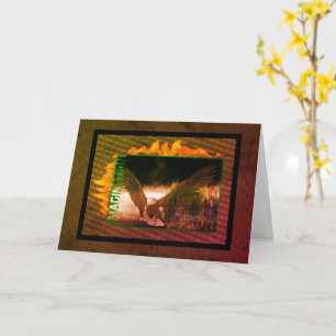 Fantasy Eagle Imagination Inspirational Card